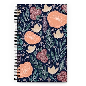 Florals Spiral Notebook