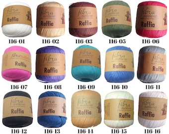Raffiagaren Fibra Natura, natuurlijk raffiagaren, raffia voor accessoires en tassen, gehaakt mutsgaren, tassenbreien, decorgaren