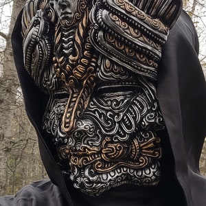Traveler Mask – Resin 3D Printed • Interdimensional Fantasy Mask • Cosplay & Display Art image 4