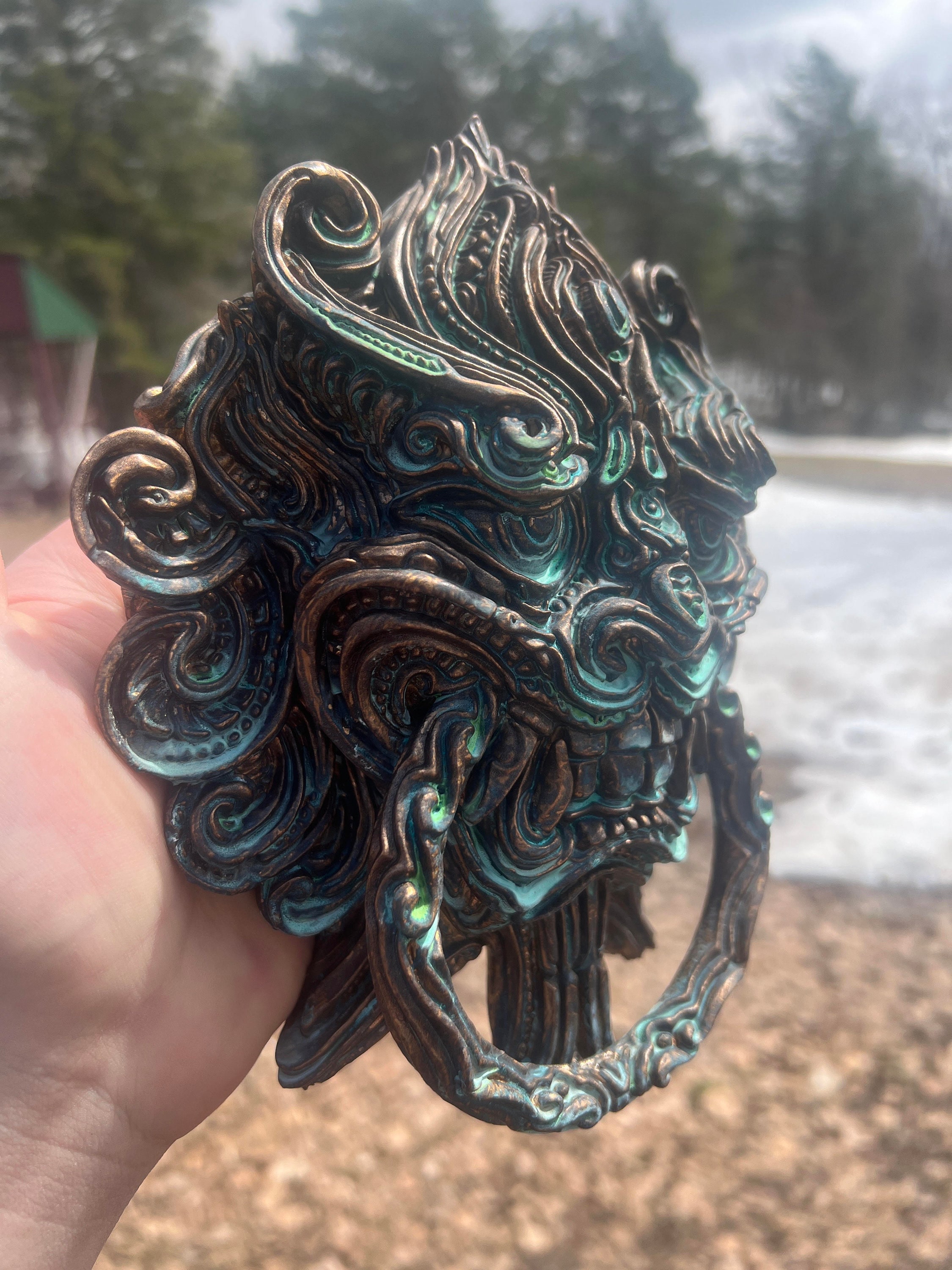 鬼ドアノッカー（アメリカ国内送料無料） - Etsy 日本