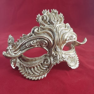 masquerade design 1 - resin 3d print (Free shipping in the US) Gold