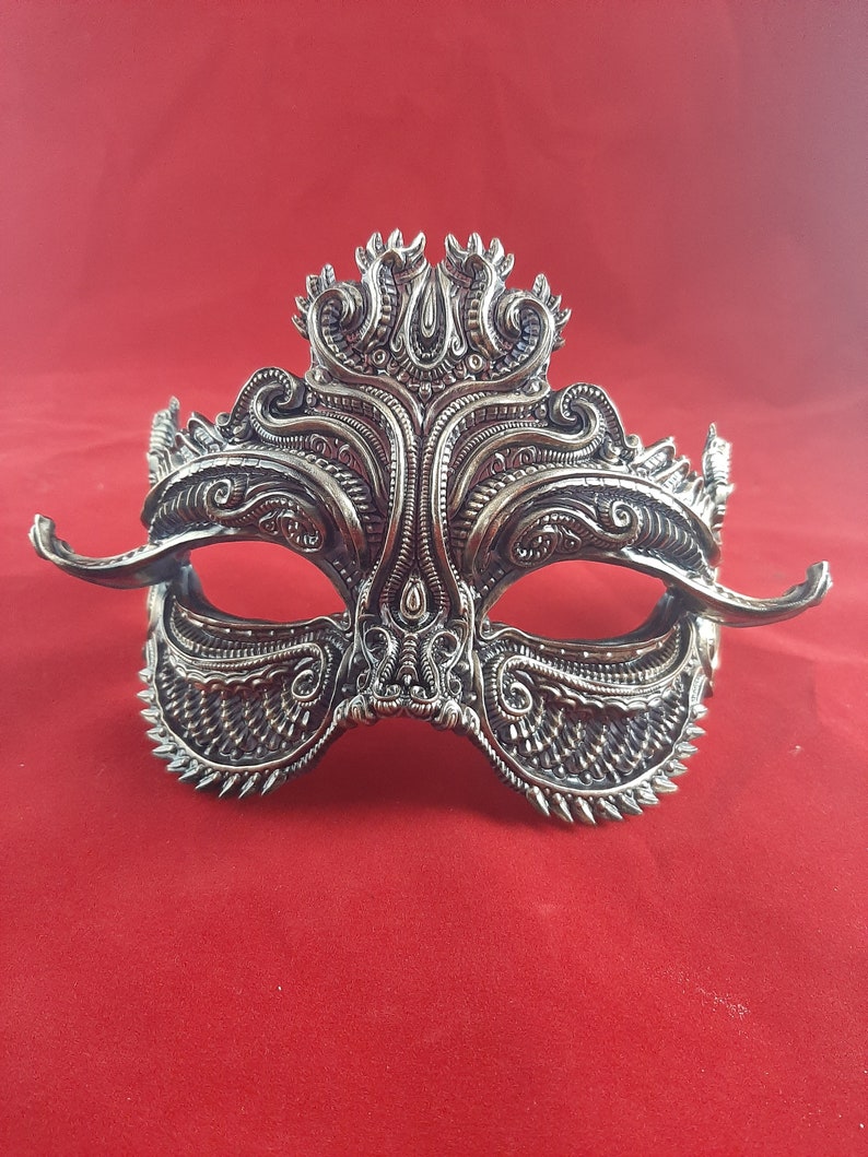 masquerade design 1 - resin 3d print (Free shipping in the US) Gold Buff