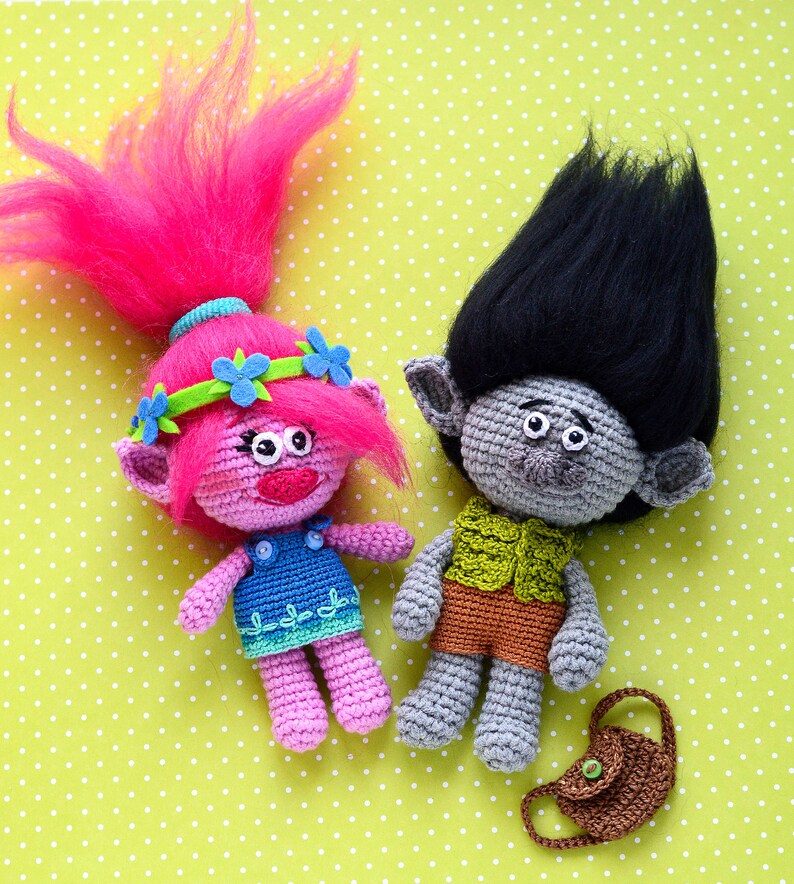 Poppy Troll Amigurumi Crochet Pattern/troll poppy | Etsy