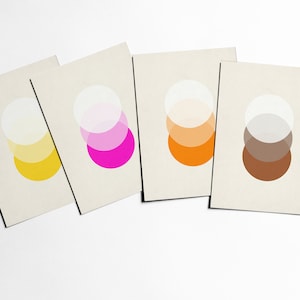 SALE POSTCARDS Abstract Postcards, Gifts for Men, Modern Stationery - Orbit