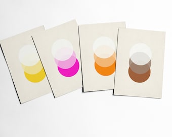 CARTES POSTALES DE VENTE Cartes postales abstraites, Cadeaux pour hommes, Papeterie moderne - Orbit