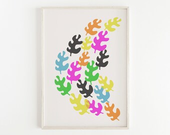 Leaf Print, Botanical Wall Art - Whirl