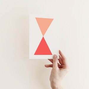Tarjeta abstracta moderna, tarjeta de diseño, tarjeta para todas las ocasiones - Invertir
