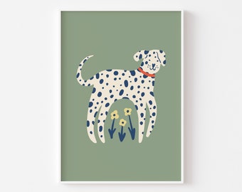 Dalmatian Dog Wall Art Print
