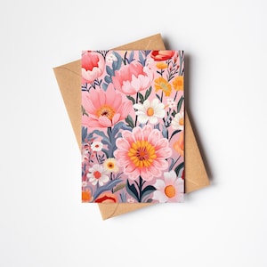 Carta floreale massimalista per gli amanti della botanica