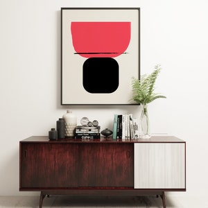 Art Prints, Minimalist Wall Art, Scandinavian Art, Contemporary Art Poise image 3