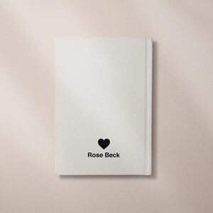 Love Heart Journal, Blank Notebook 5x7/A5/A4 Hearts image 2