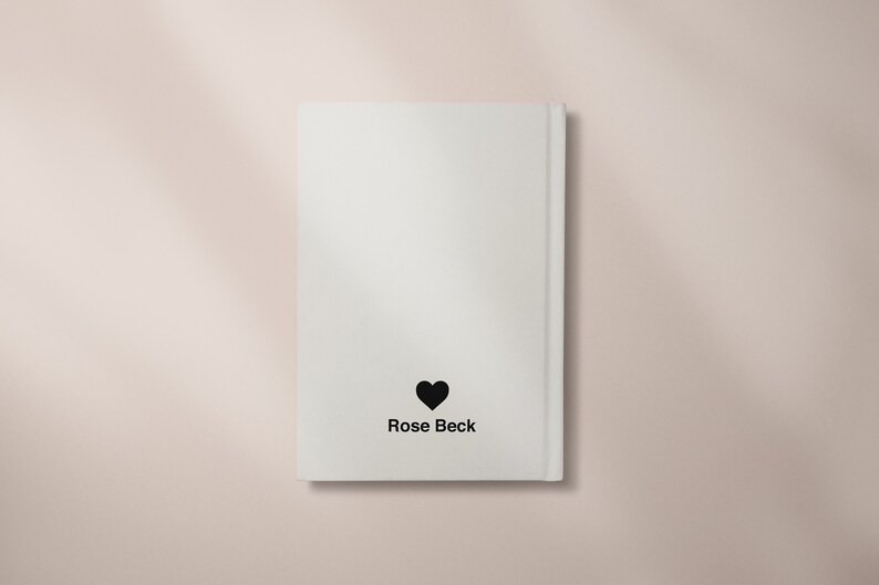 Love Heart Journal, Blank Notebook 5x7/A5/A4 Hearts image 2