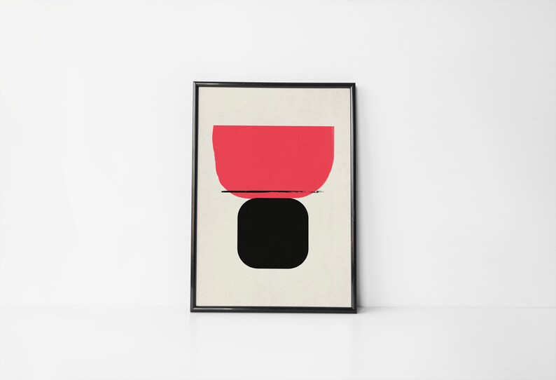 Art Prints, Minimalist Wall Art, Scandinavian Art, Contemporary Art Poise image 6