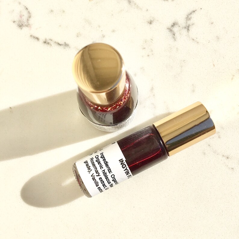 Natural Lip Stain Cheek Stain in Red Hibiscus Red Lip & Etsy