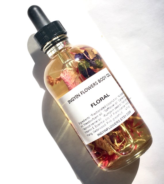 Body Oil FLORAL Body Oil Hydrating Bath Oil Body | Etsy Canada