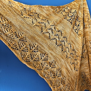 Knitting Pattern - Lace shawl - Beatrice