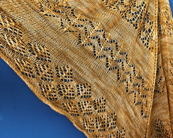 Knitting Pattern - Lace shawl - Beatrice