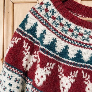 Knitting pattern Rockin Reindeer Richard Christmas jumper colourwork Christmas sweater pattern image 7