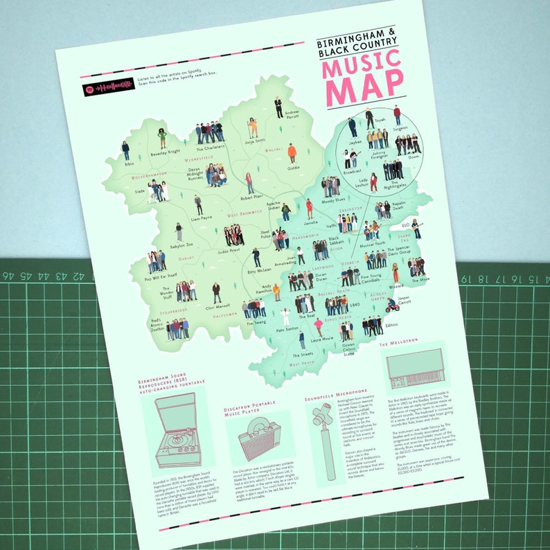 Birmingham and Black Country Music Map image 1