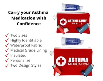 Insulated Asthma Case (inhalers, spacer chambers)