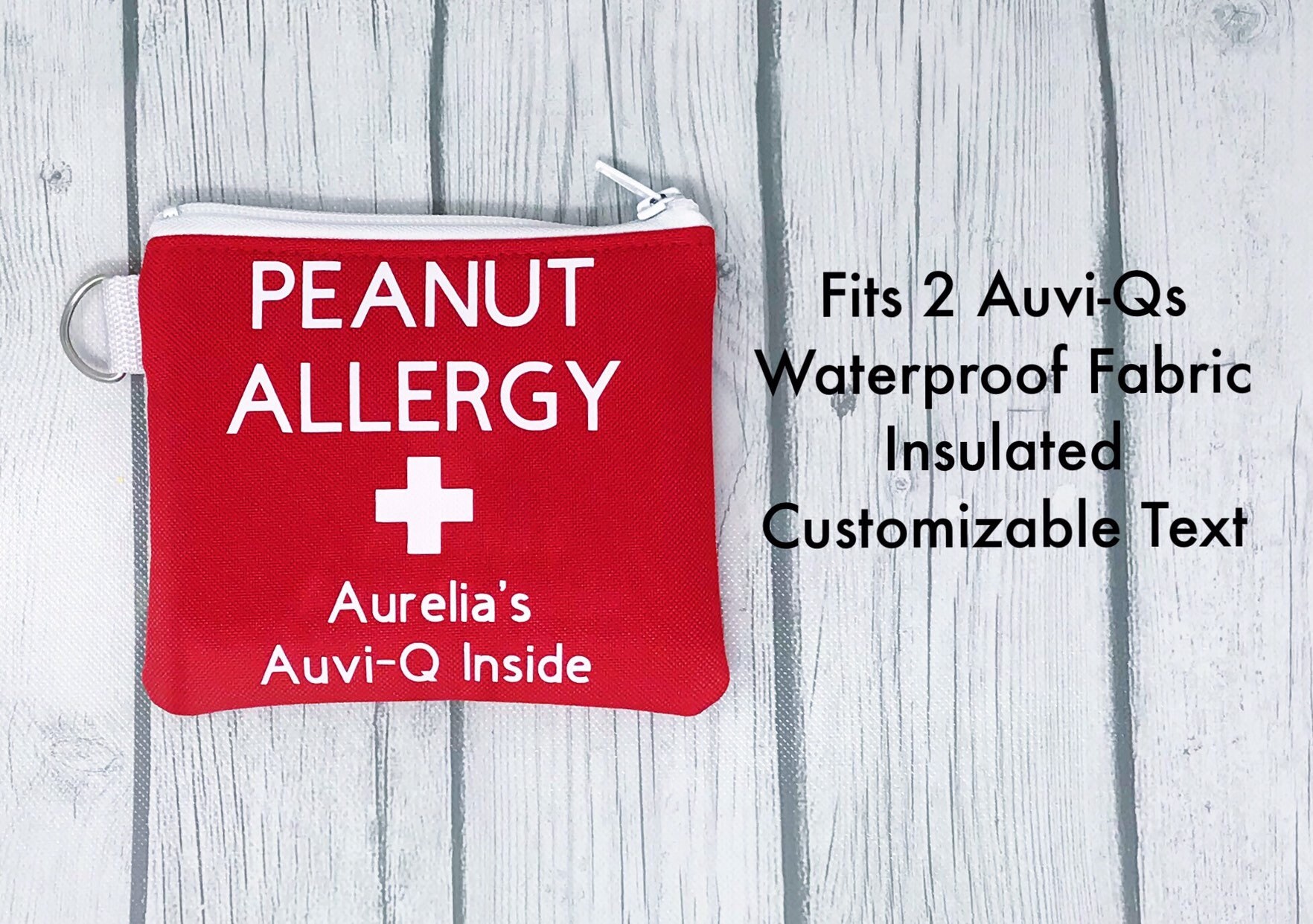 Insulated and Waterproof Auvi-Q / Allerject Pouch