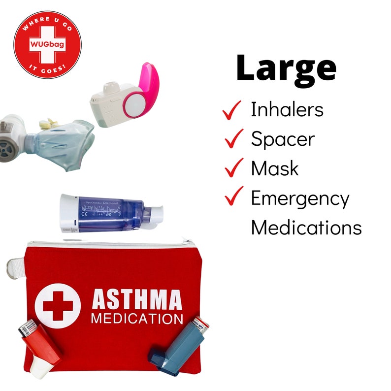 Insulated Asthma Case inhalers Spacer Chambers Etsy