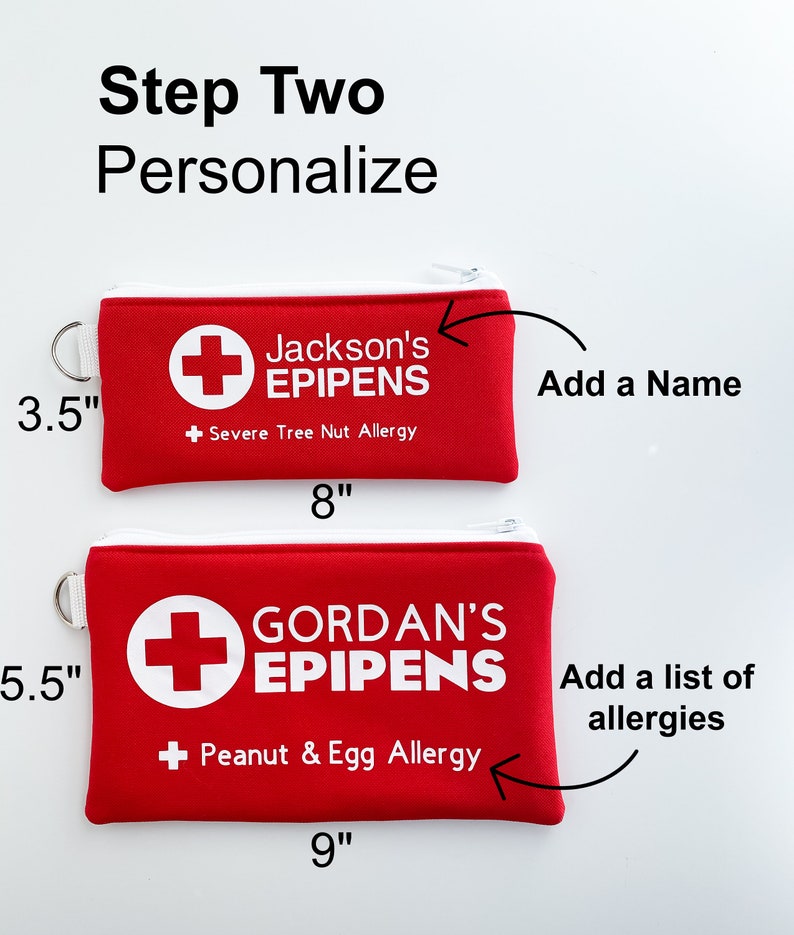 EpiPen / Mallette de transport médicale / Sac / Pochette EpiPens, épinéphrine, auvi-q, antihistaminiques, auto-injecteur, adrénaline, twinject isotherme image 4