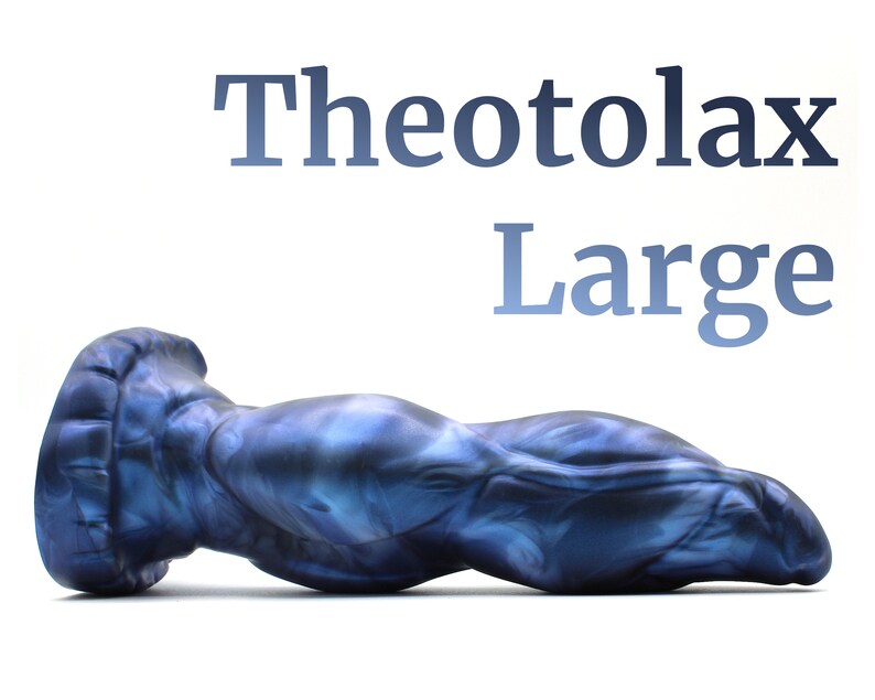 Fantasy Dildo Theotolax, Large, Aquatic Dragon Dildo 