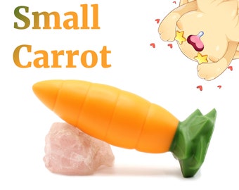 Fantasy Dildo ~ Small Carrot ~ Dragon Dildo ~ Vegetable Dildo ~ Custom Silicone Sex Toy