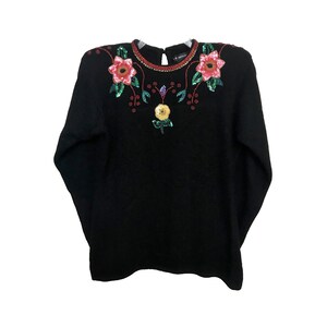 80s Knit Sweater Black