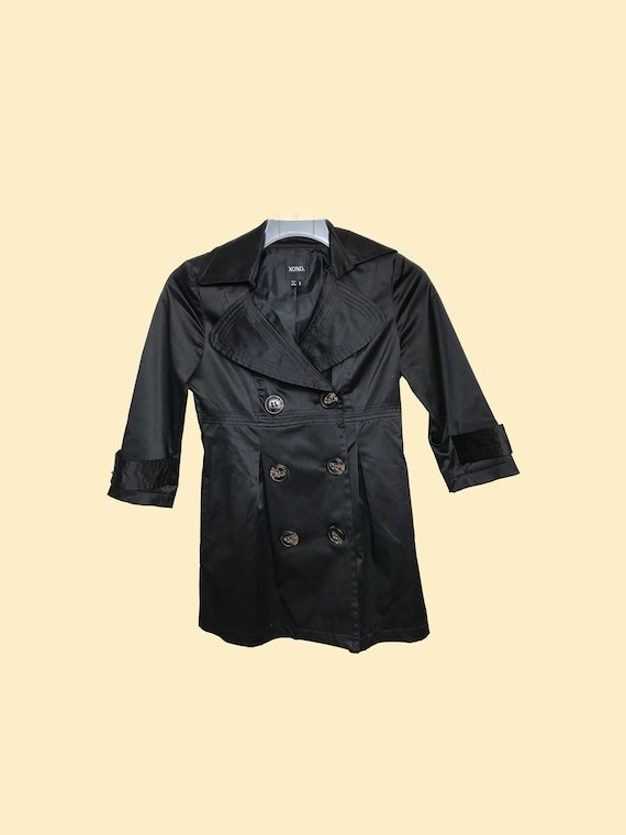 Double Breasted Trench Coat - image 2