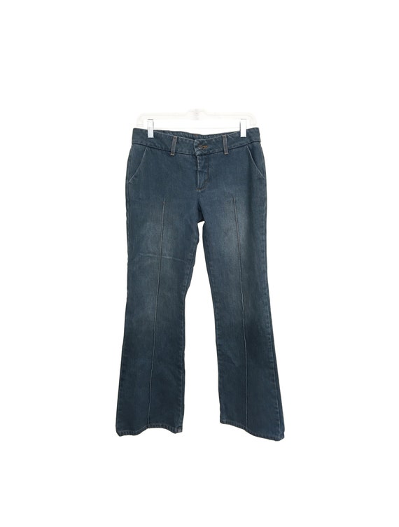 Bebe Stone-Washed Vintage Denim Pants 90s - image 1