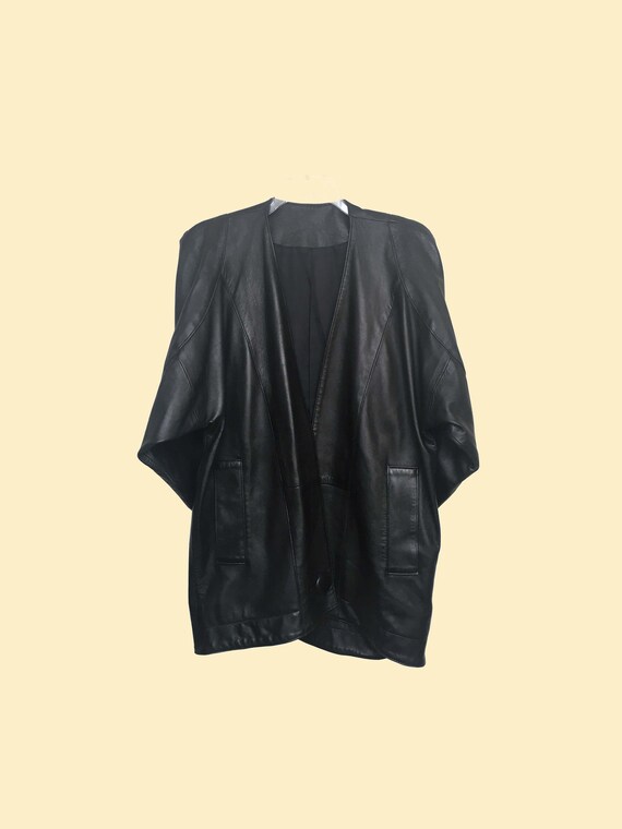 Black Leather Jacket - image 2