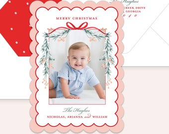 Scallop Holiday Card