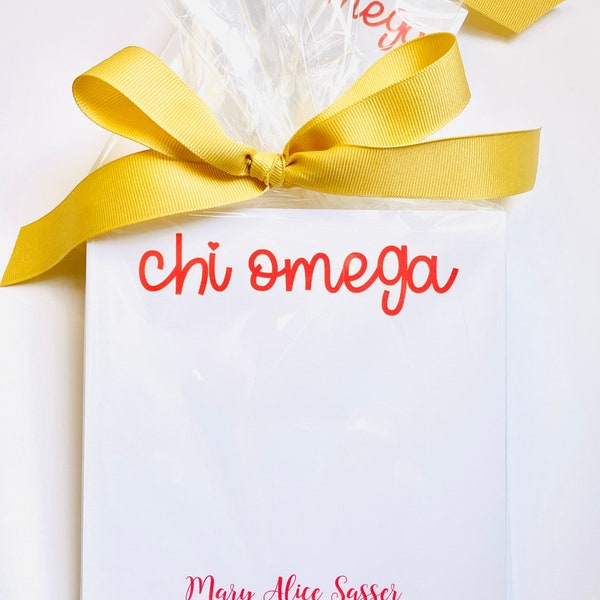 Chi Omega Notepad