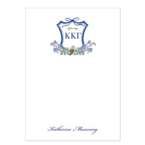 Kappa Kappa Gamma Crest Notepad | Sorority Notepad