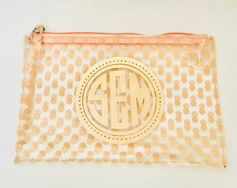 Monogrammed Vinyl Bag