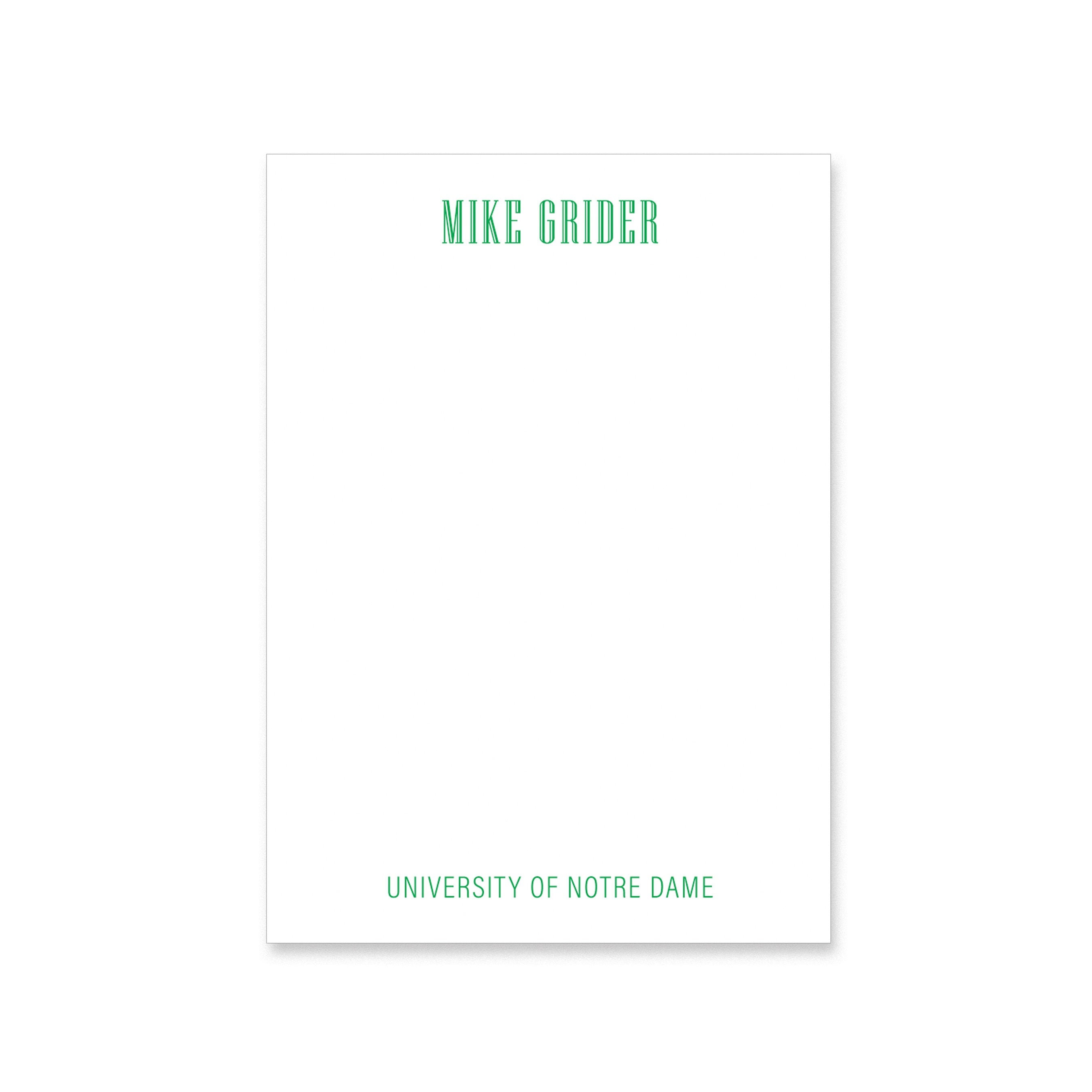 College Notepad Any College Graduation Gift | Etsy