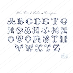 Two Letter Interlocking Monogram Notepad - Etsy