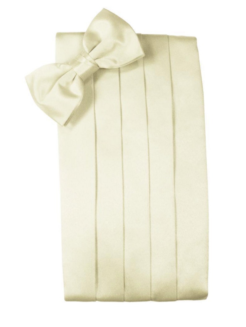 cumberbund and bow tie pattern