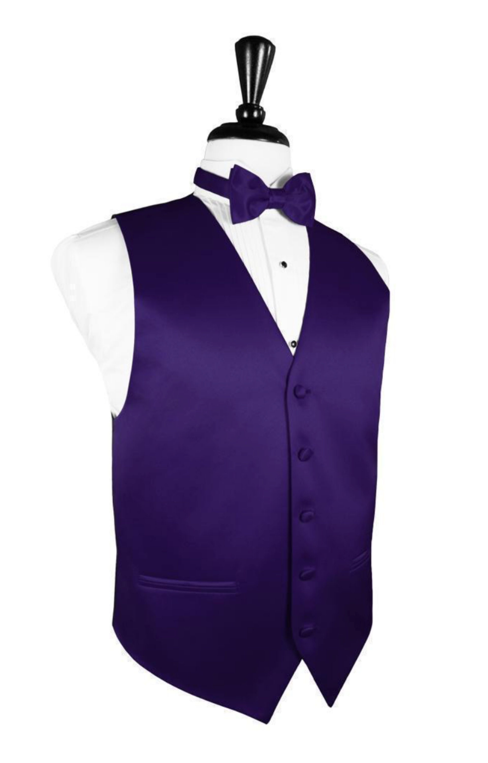 Tuxedo with purple vest and best sale tie