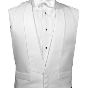 Backless tuxedo vest best sale