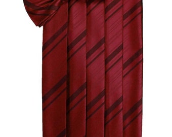 Apple Red Tuxedo Cummerbund and Bow Tie Sets in Assorted Patterns