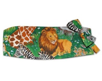 Cravate et ceinture chambre jungle