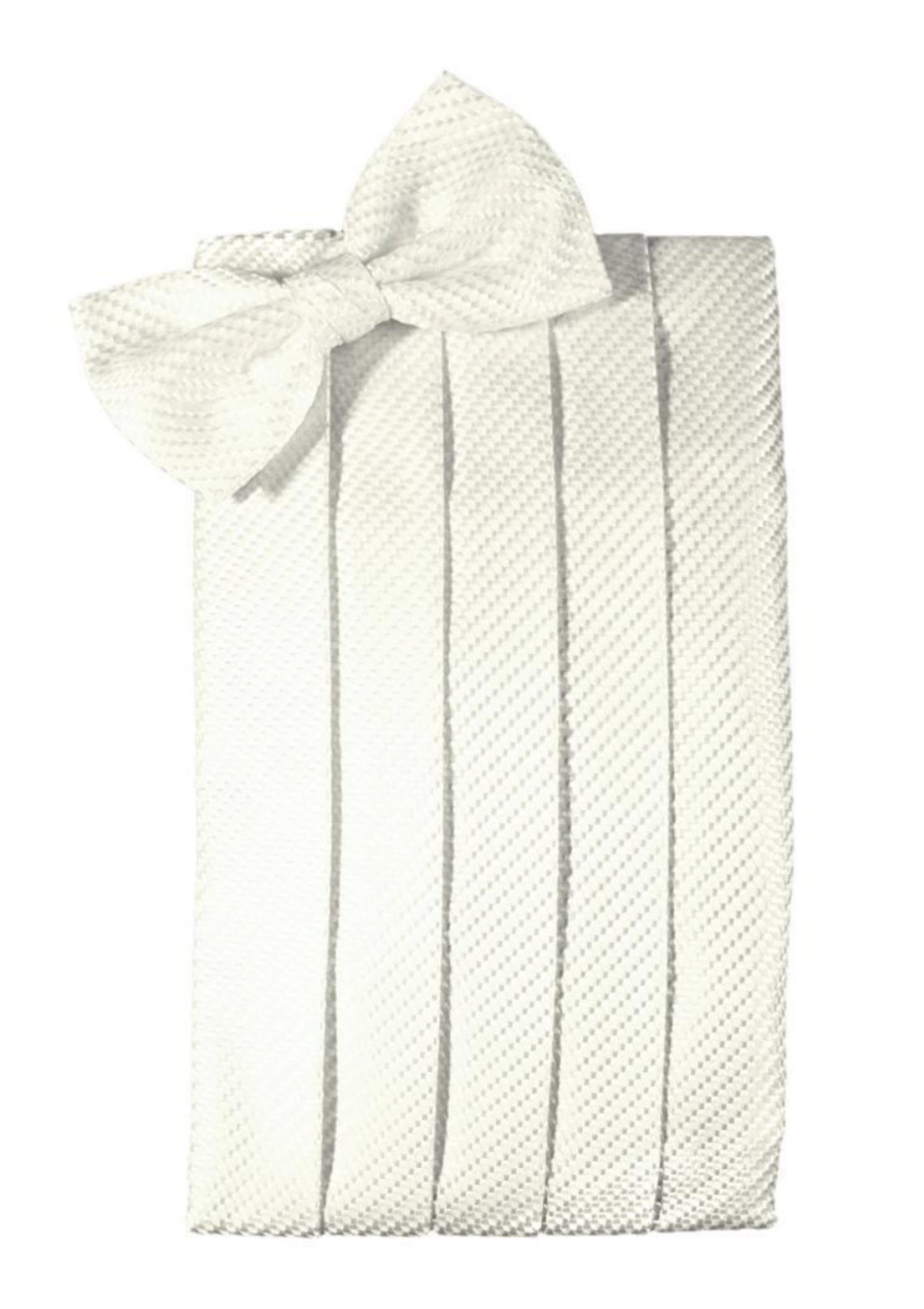 cumberbund and bow tie pattern