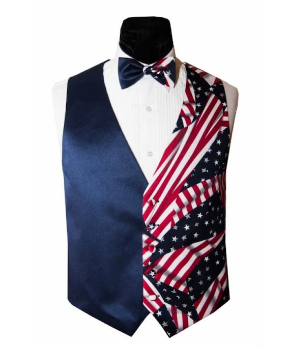 Waving Flags Tuxedo Vest Waving Flags Tuxedo Vest