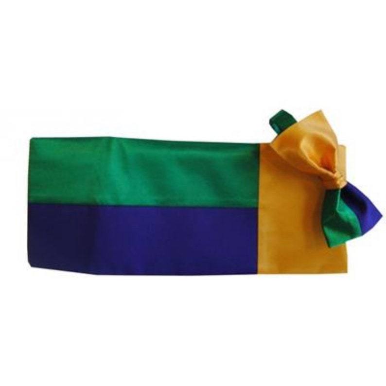 Mardi Gras Block Party Cummerbund and Bow Tie Set Etsy