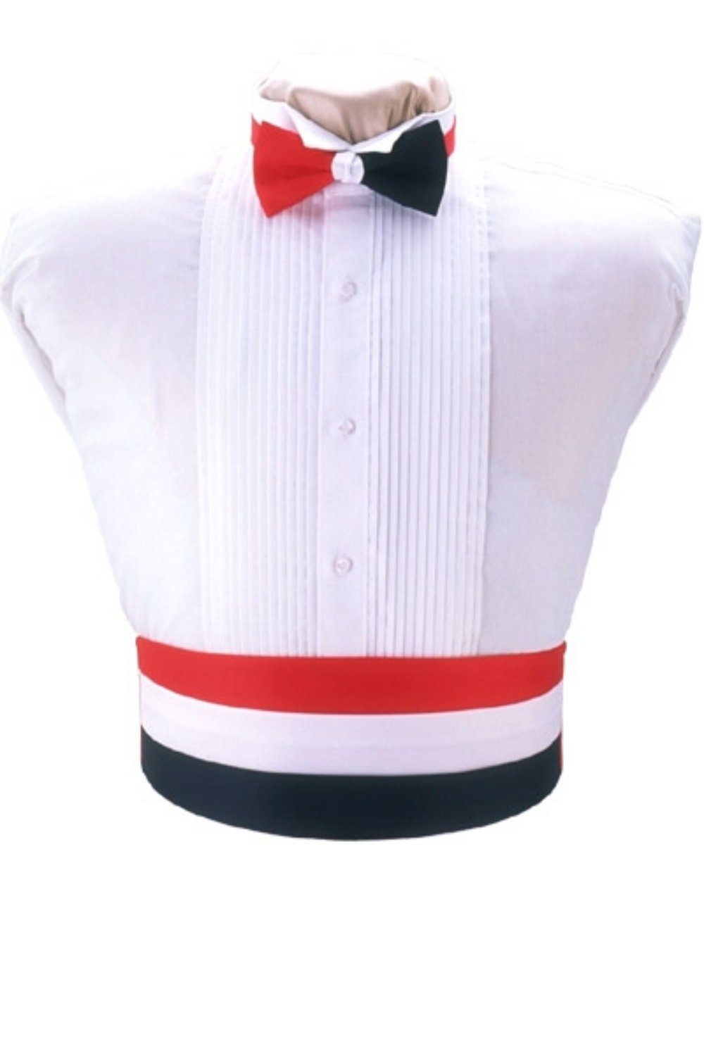 Mickey Mouse Smiley Faces Tuxedo Cummerbund and Bow Tie Set