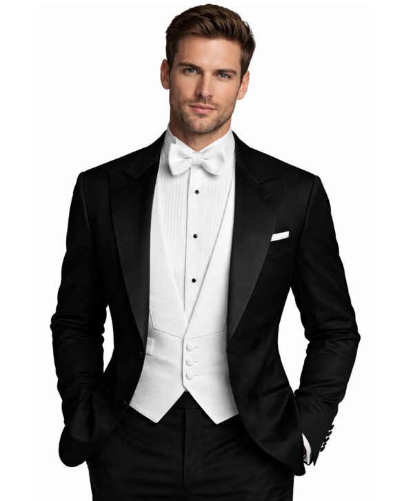 Caxndycing Gilet da uomo Paisley Formale Dress Vest per abito o smoking per matrimonio prom