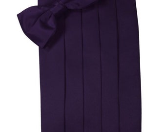 Lapis Purple Tuxedo Cummerbund and Bow Tie Sets in Assorted Patterns